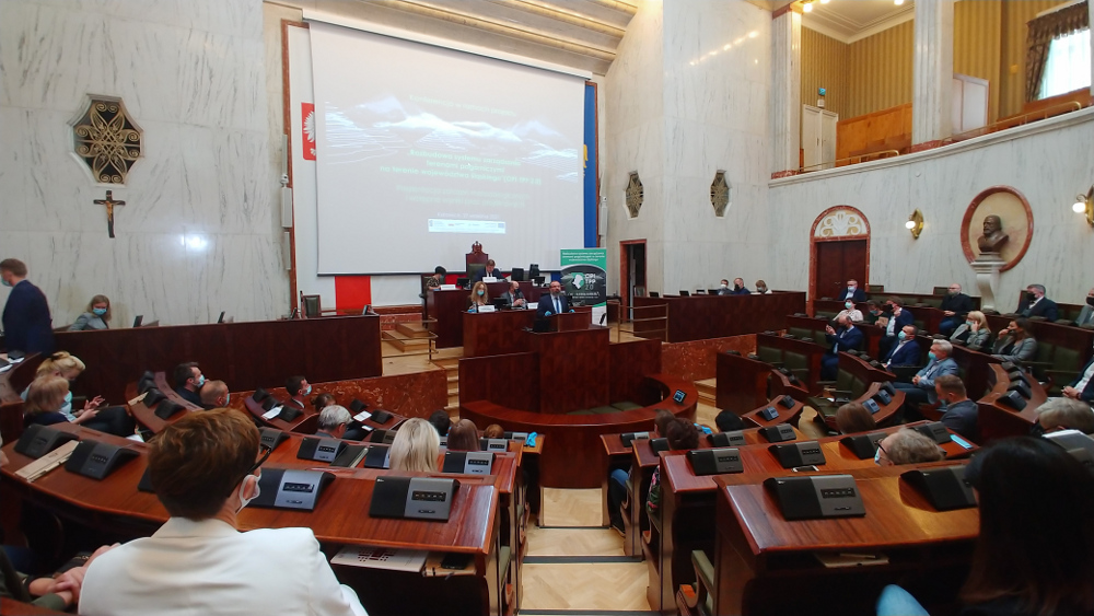 Konferencja w sali Sejmu Śląskiego